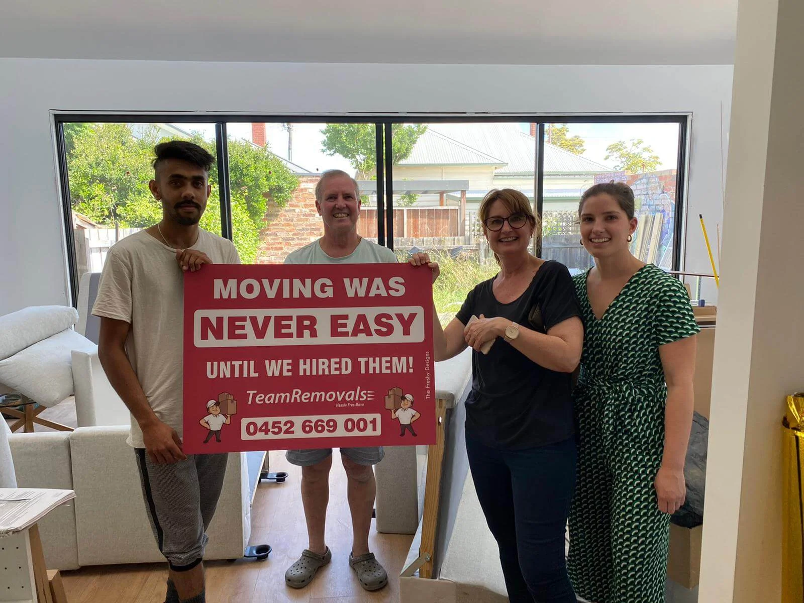 Customer video review about reliable and affordable moving team