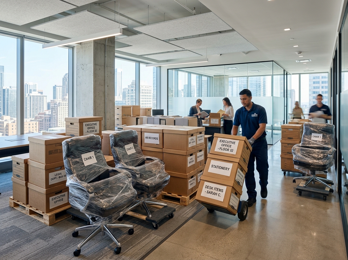Corporate office relocation services across Australia