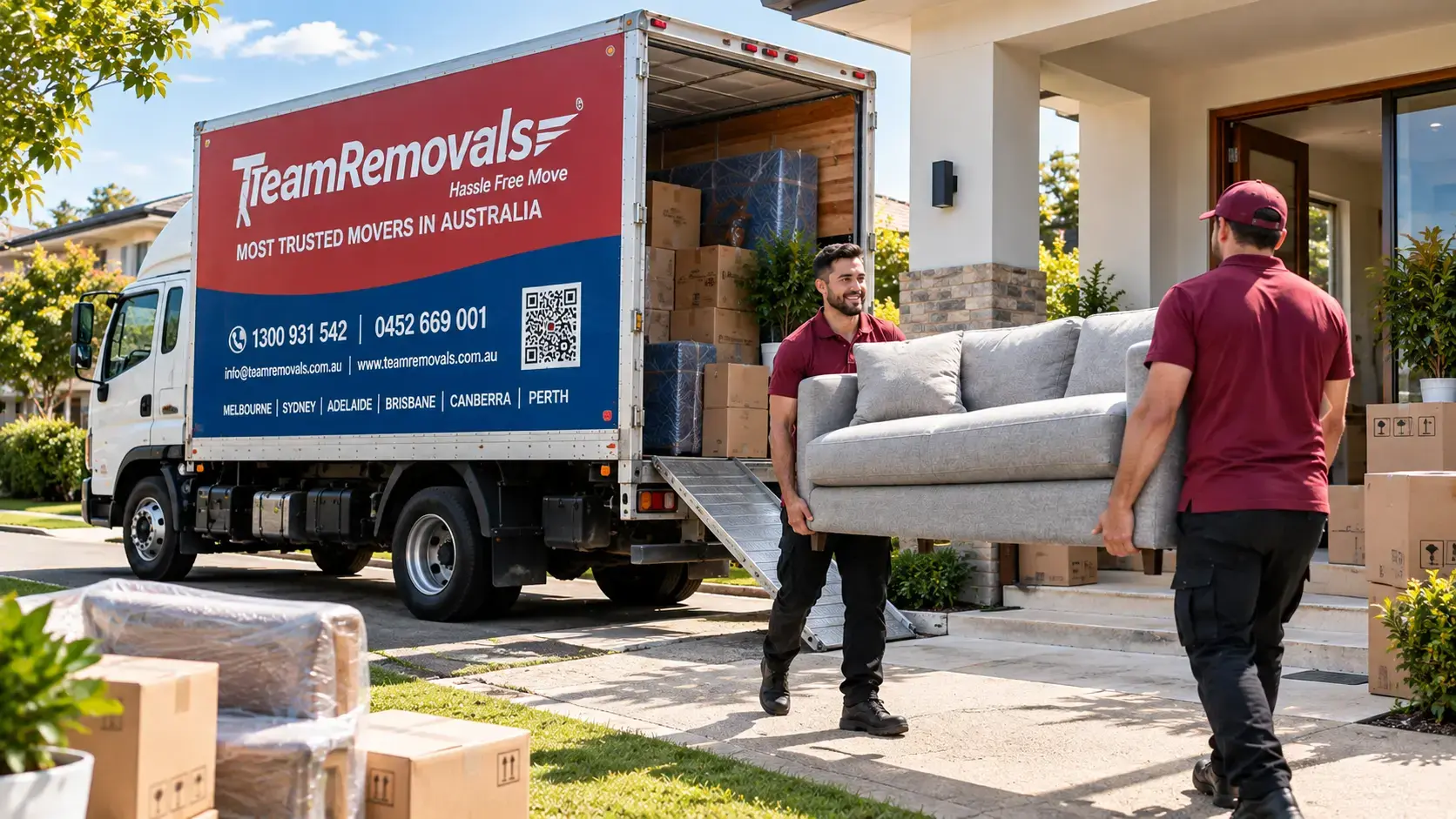 Team Removals house moving service with expert removalists