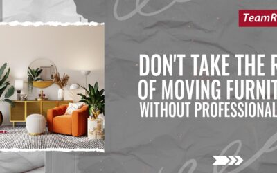 Don’t Take The Risk of Moving Furniture Without Professional Help