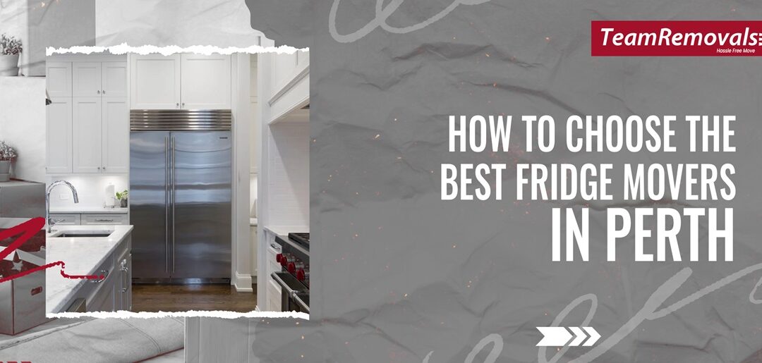 How to Choose the Best Fridge Movers in Perth