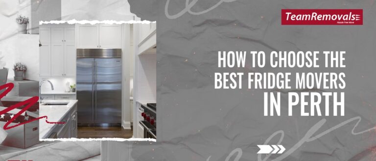 How to Choose the Best Fridge Movers in Perth