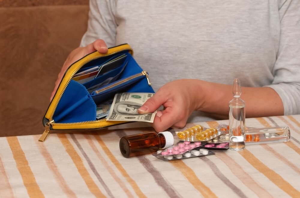 Wallet With Cash and Medications