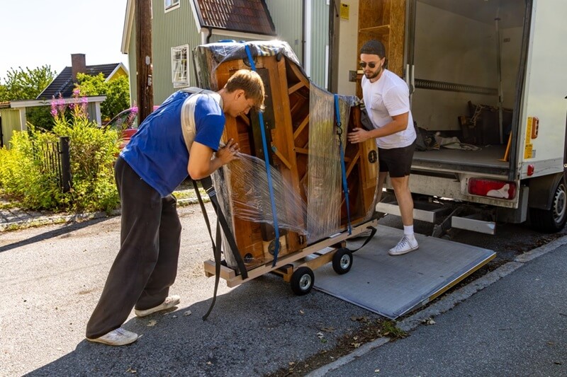 Removalists Loading a Piano